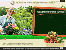Tablet Screenshot of kleingaertner-chemnitz-land.de